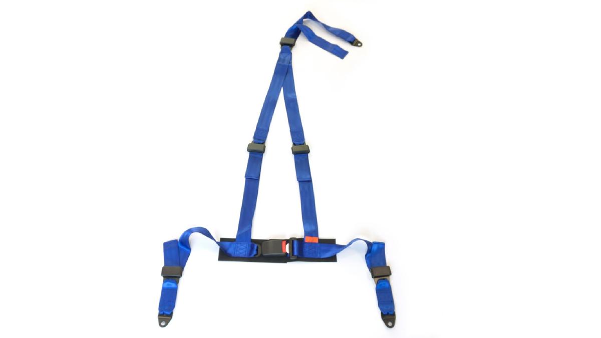 Harnais+3+points+fixation+%C3%A0+vis+Bleu